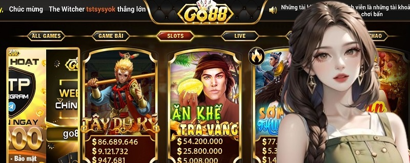 Thể loại game nổ hũ đổi thưởng tại cổng game Go88