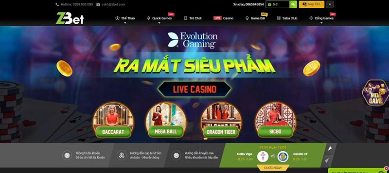 Có gì hot tại hệ thống của ZBET?