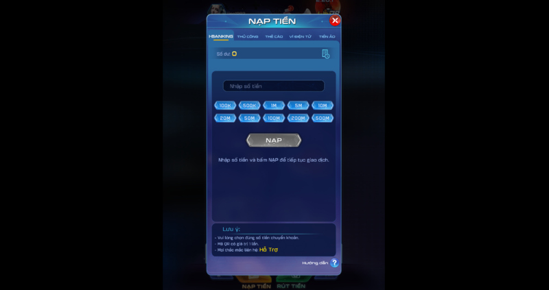 Nạp tiền Nạp tiền nổ hũ Win79 qua I-banking
