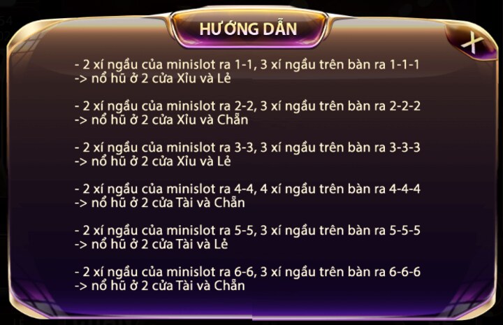 Thông tin cơ bản về tài xỉu nổ hũ