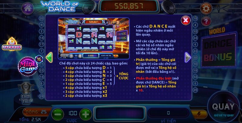 Tìm hiểu cách chơi World Of Dance