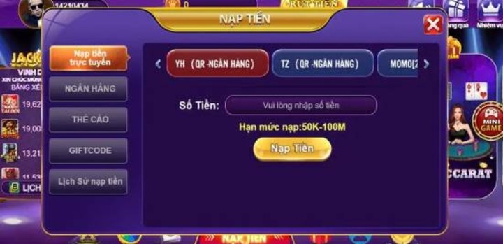 Hướng dẫn giao dịch tại game đổi thưởng rút thẻ cào 68 gb