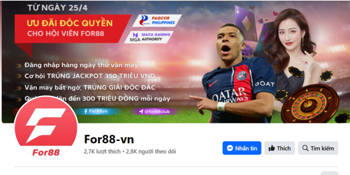 Dịch vụ CSKH tại thiên đường For88