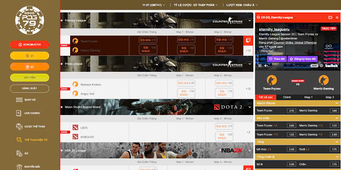 Các trò chơi hấp dẫn tại nền tảng POG79