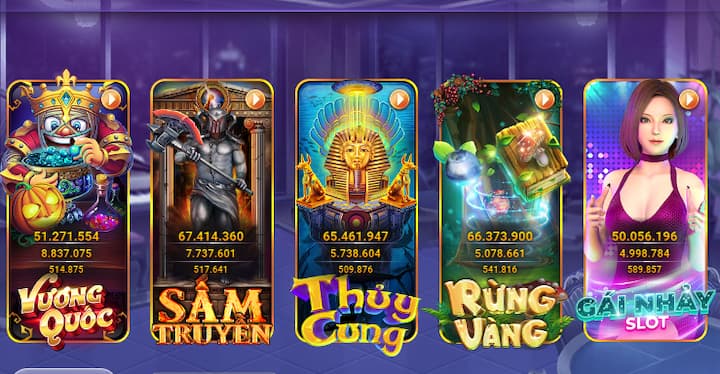 Một số trò chơi nổi bật game đổi thưởng đổi thẻ cào R365