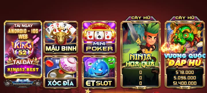 Ưu điểm vượt trội tại cổng game King52