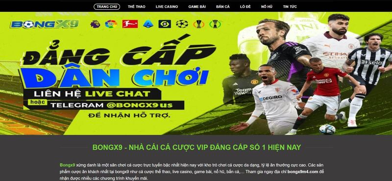 Giới thiệu về top nha cai Bongx9