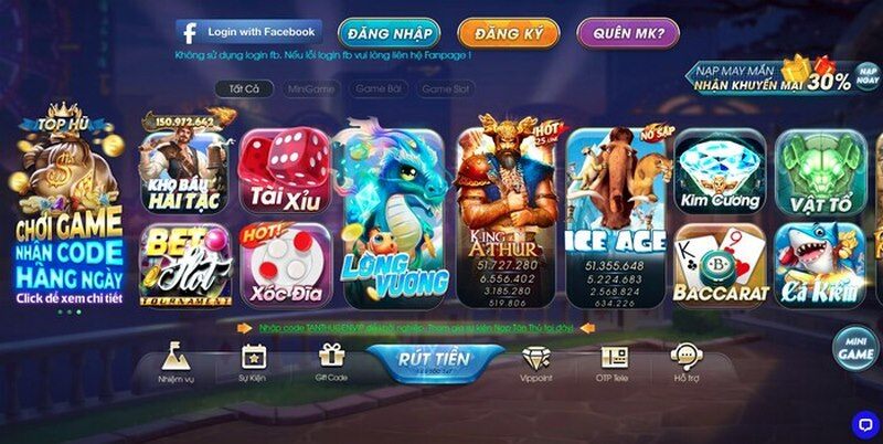 Trải nghiệm chất lượng game bài online rút thẻ cào Benvip
