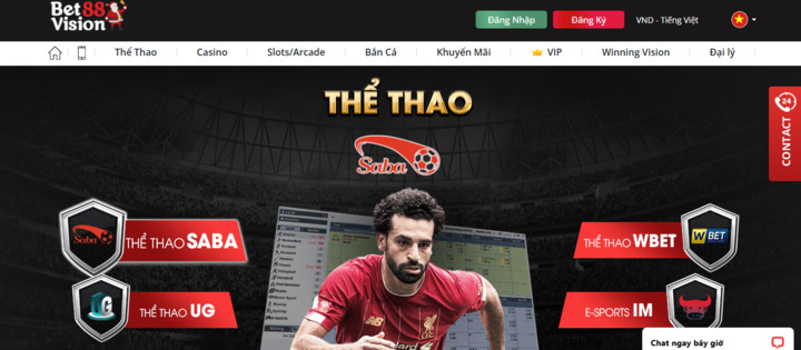 Các trò chơi của thiên đường Betvision