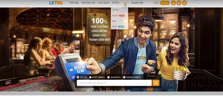 Hướng dẫn giao dịch nạp và rút tại nhà cái Letou