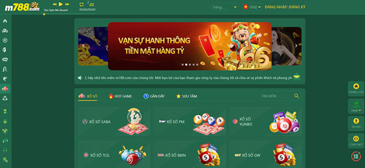 Nhà cái M788 có dịch vụ game gì? 