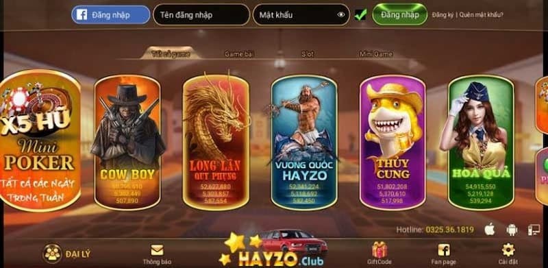Hướng dẫn tải app game đổi thưởng online uy tín Hayzo