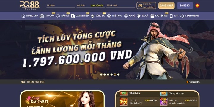 Người chơi đánh giá như thế nào về nhà cái pq88?