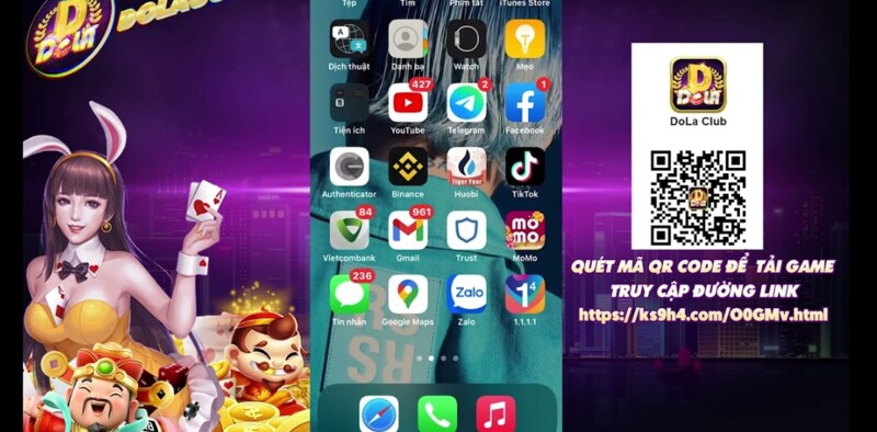 Tải game bài đổi thưởng nhiều người chơi nhất Dola88