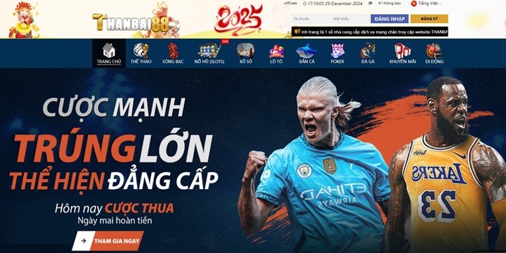 Thanbai88 trang cược hợp pháp đã được công nhận