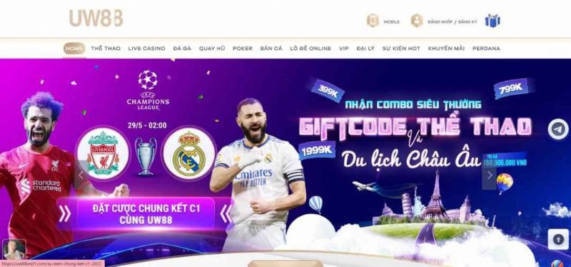 Những đầu game chất lượng tại Uw88