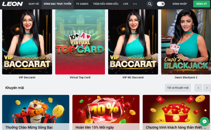 Tổng hợp khuyến mãi hấp dẫn Leon