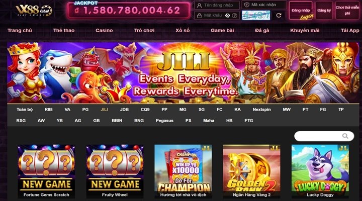 Cơ chế đổi thưởng hậu hĩnh chỉ có tại VX 88