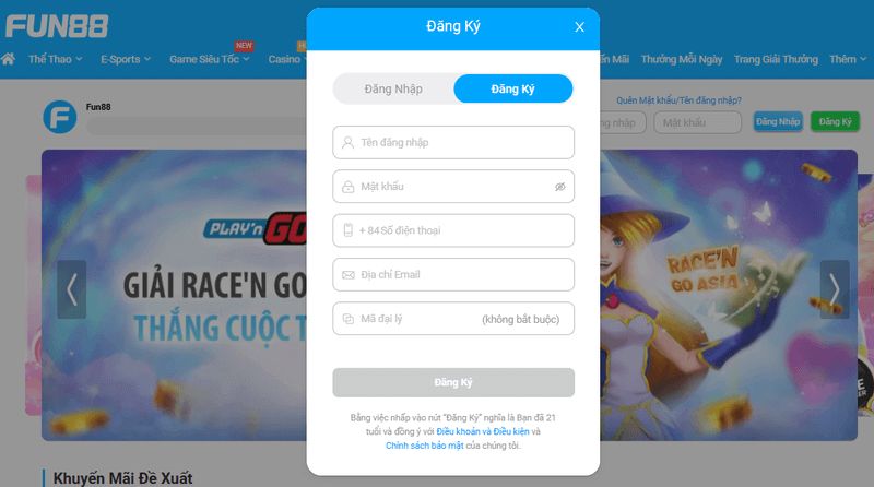 Hướng dẫn nhận khuyến mãi độc quyền Fun88