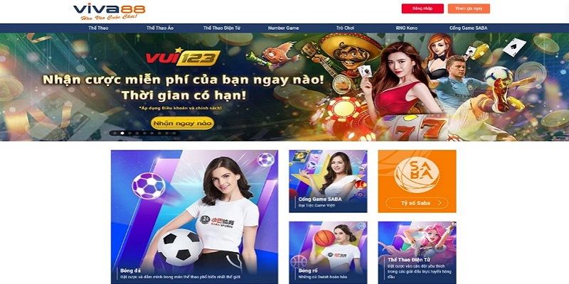 Các tính năng nổi bật có tại Viva88
