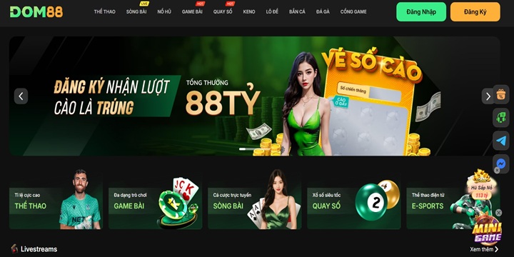 Nguồn gốc đáng tin cậy của Dom88